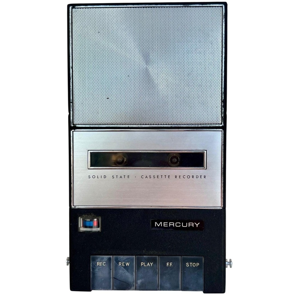 1970's Mercury TR-8000 Solid State Cassette Recorder | Working | Rare Case